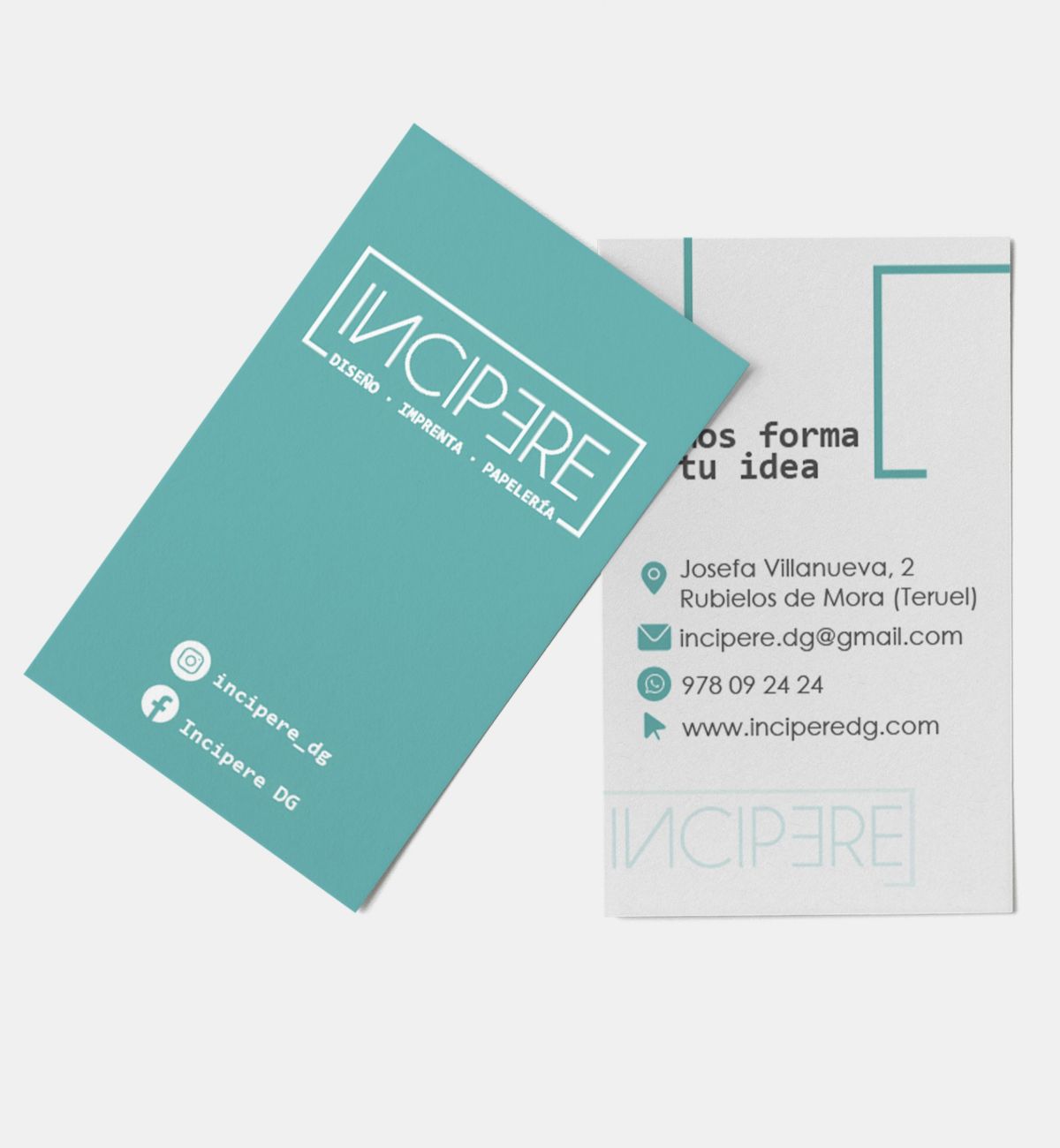 Incipere - foto trabajo de diseño gráfico