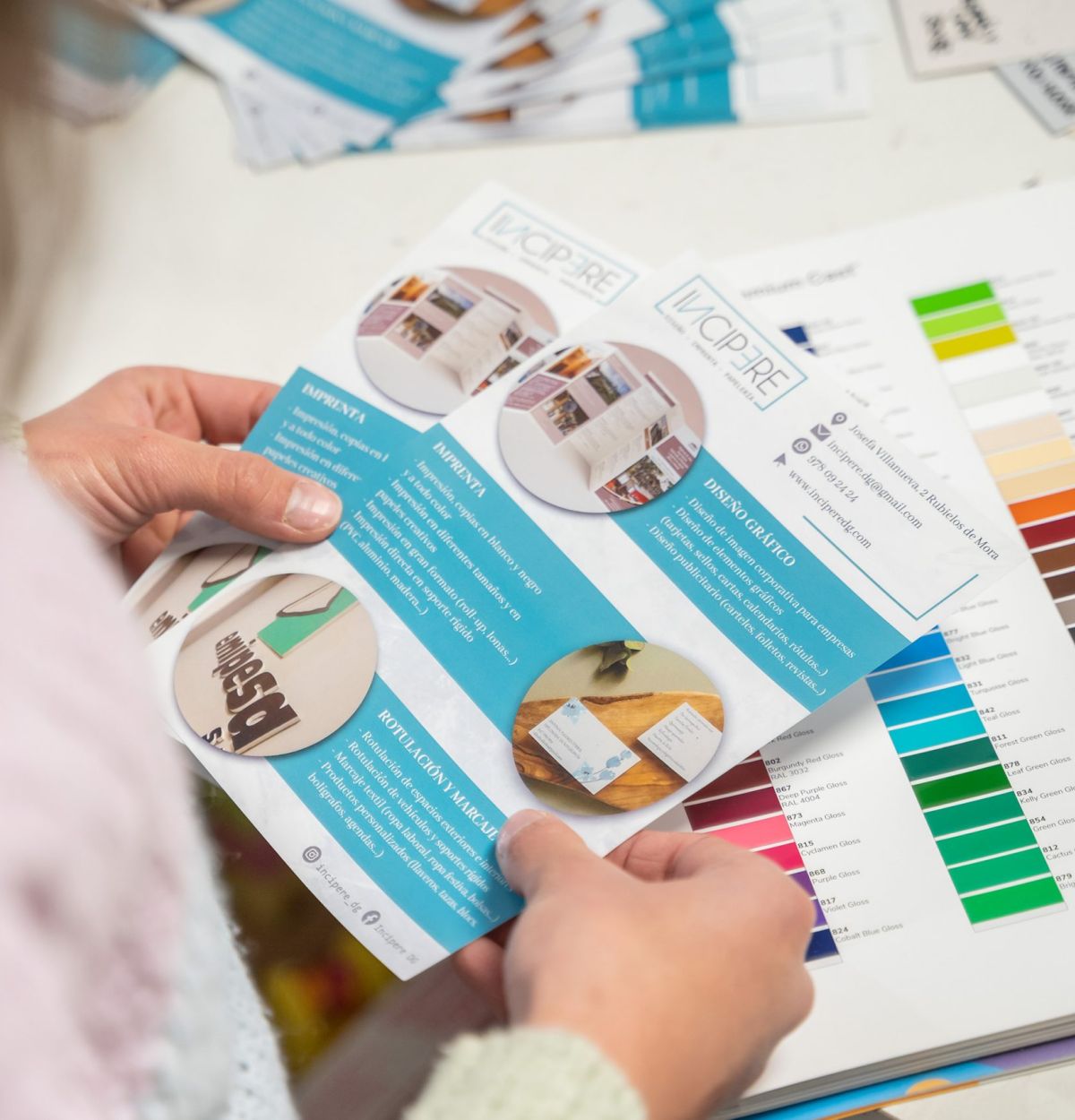 Incipere - foto trabajos de diseño realizados